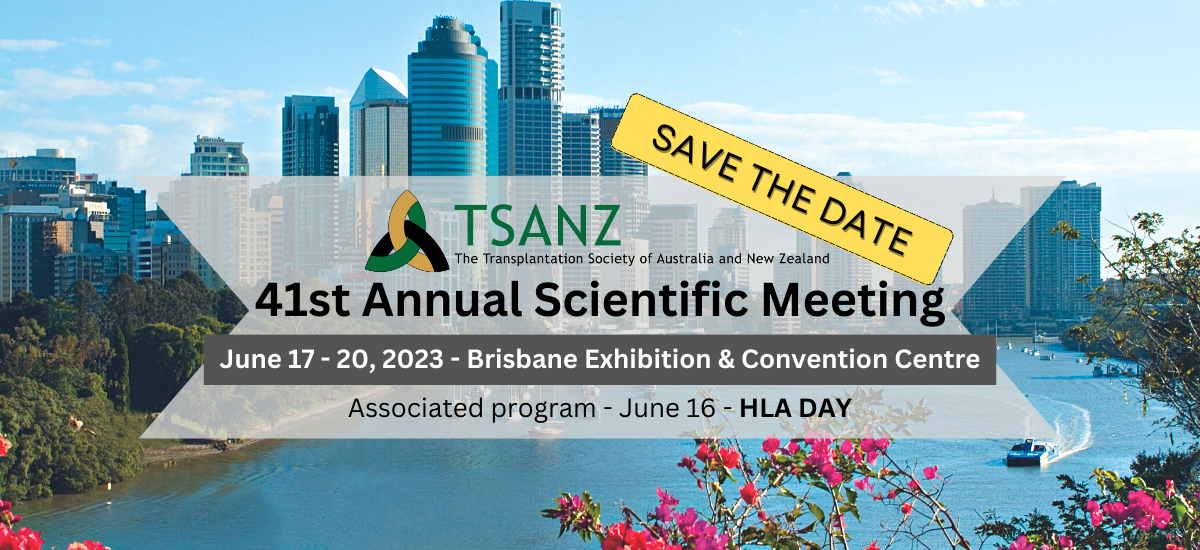 TSANZ Transplantation Society of Australia & New Zealand